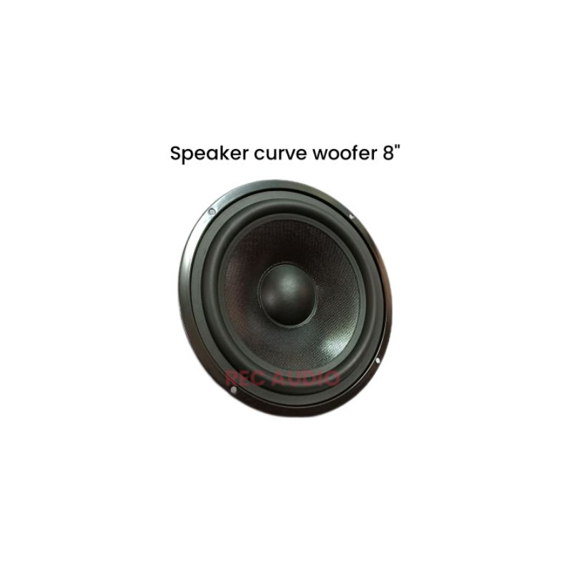 speaker curve woofer 8 inch