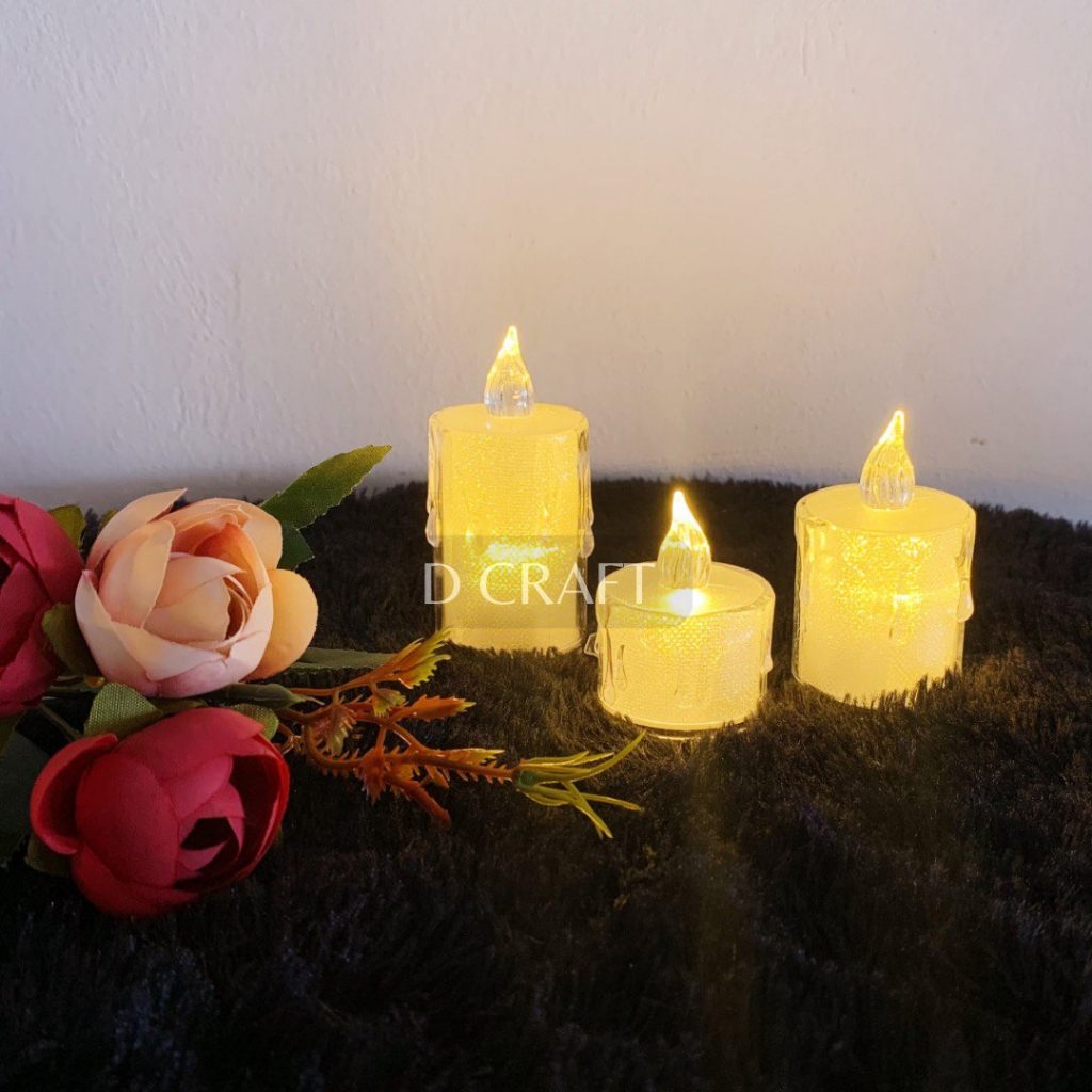 Lampu Lilin / Lilin Elektrik / Lampu Tidur / Lilin Aestetic