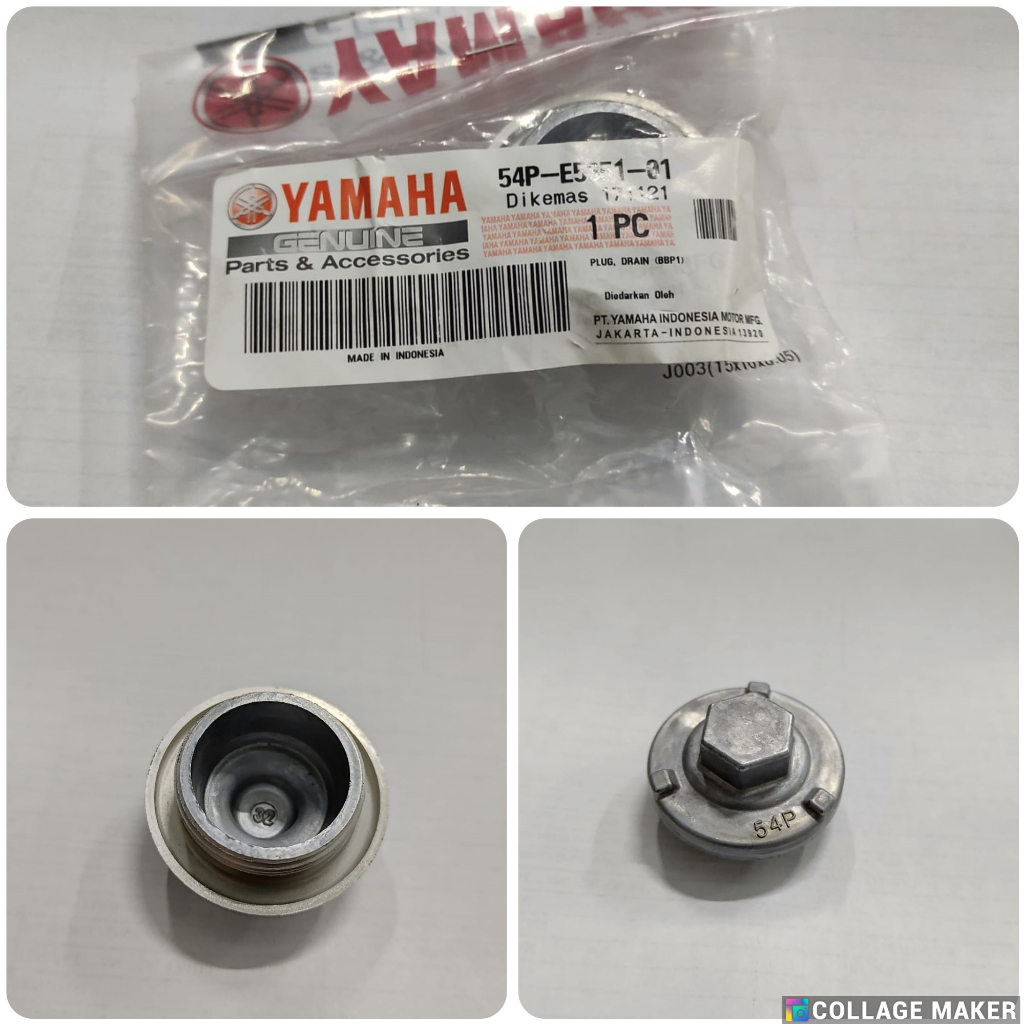 Baut Tap Oli YAMAHA MIO J MIO M3 XEON GT ALL NEW NMAX ORIGINAL 54PE53510100 s
