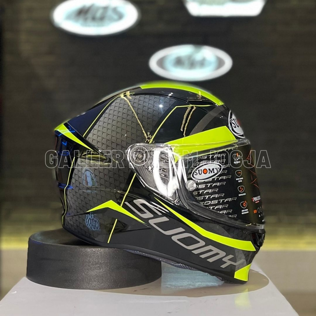 SUOMY SpeedStar Rap Yellow / SUOMY Speed Star Rap Yellow / / helm full face / helm berkelas / helm b
