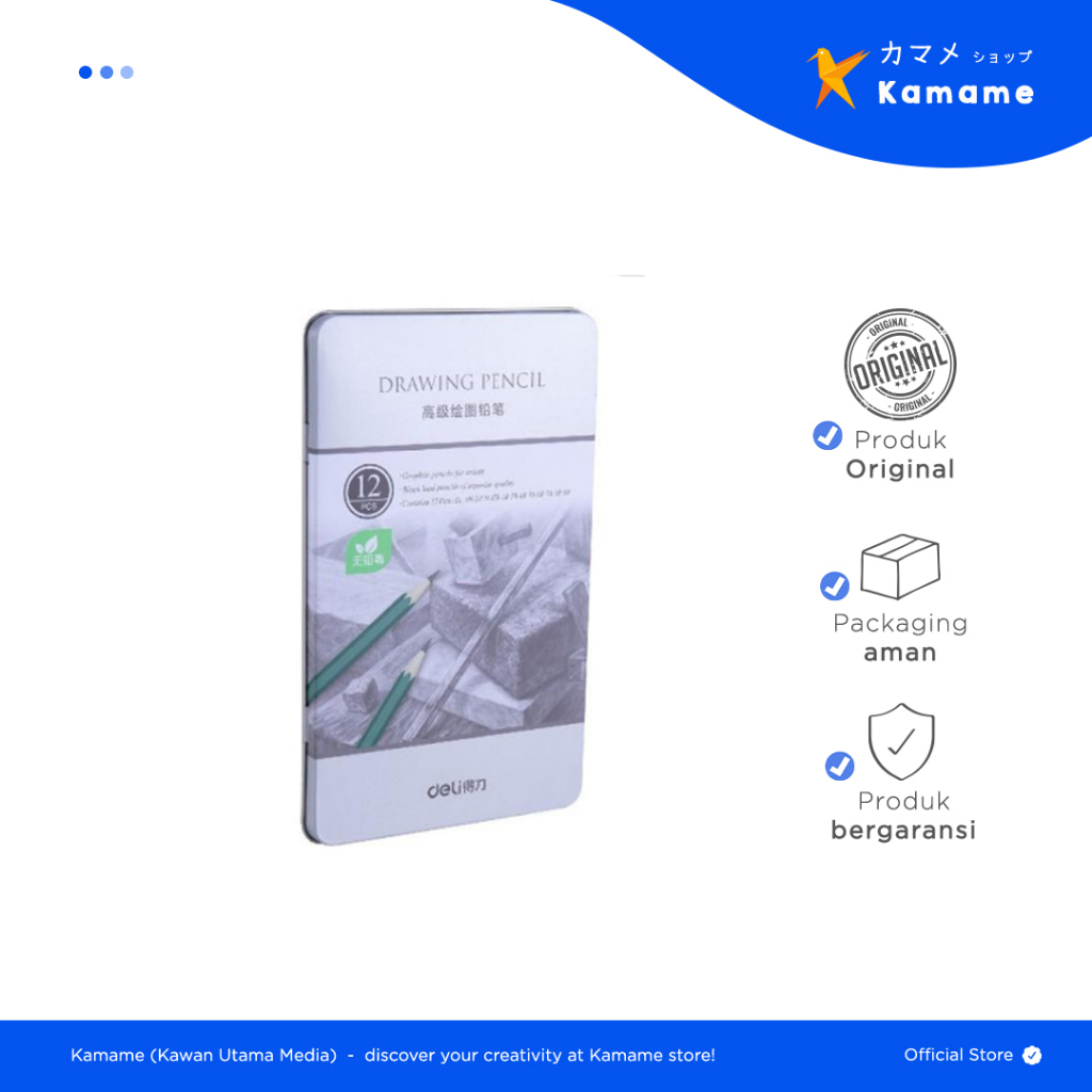

Deli Sketching Pencil - Drawing Pencil 12 pcs S949 - Kamame
