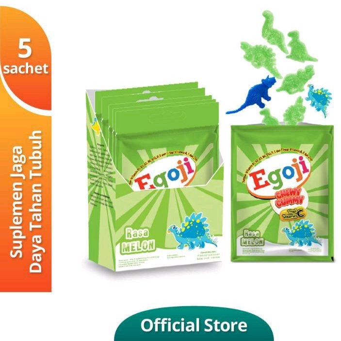 Egoji Chewy Gummy rasa Melon