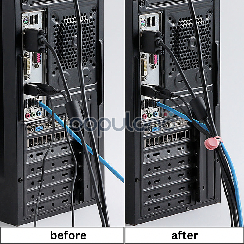 Pengikat Kabel Charger Penggulung Tali Magnet Cord Holder Magnetic Cable Winder