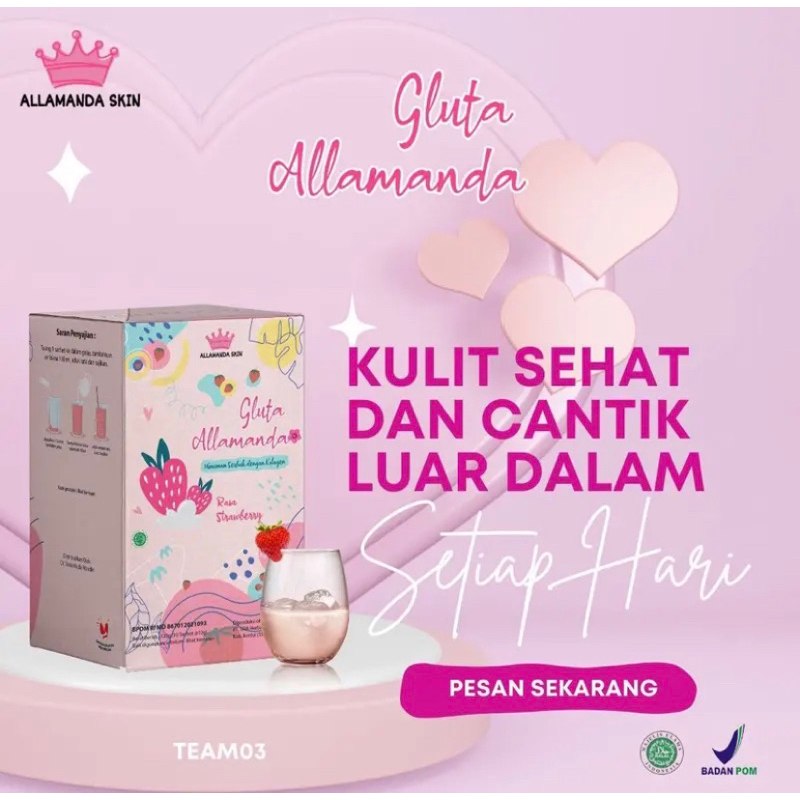 ORIGINAL Gluta Allamanda Skin/gluta allamanda collagen mencerahkan kulit tanpa suntik putih