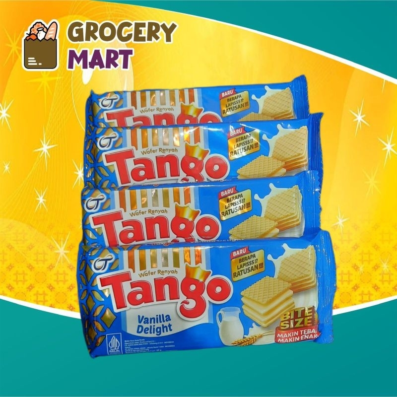 

Tango Wafer Vanilla Delight 39gr 1pack Isi 10pcs