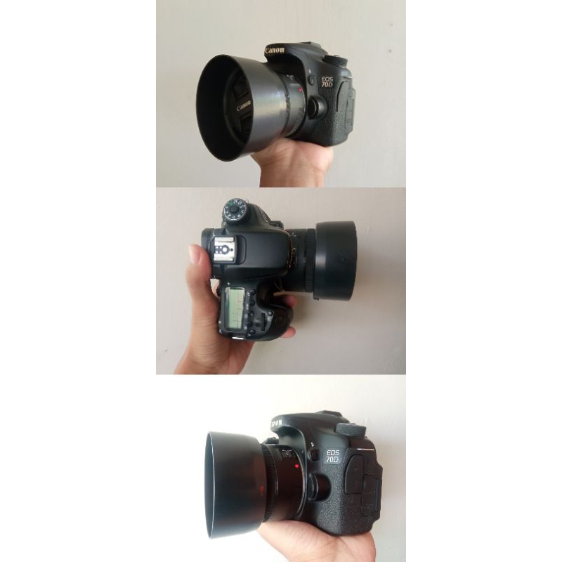 Canon 70d+lensa fix 50mm stm
