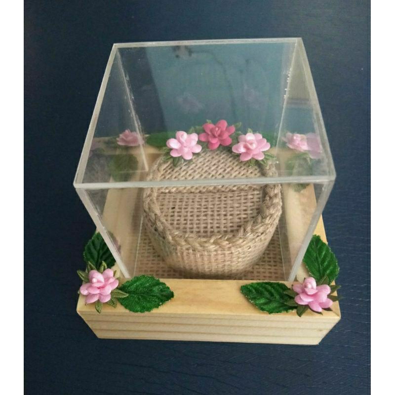 Ring Box_Tempat cincin kayu jati belanda (Hias)