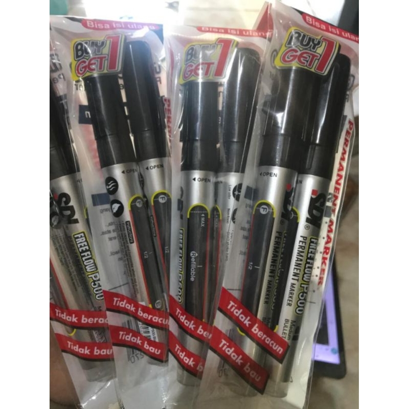 

P500-2P spidol permanen SPIDOL BESAR SDI PERMANENT MAKER ( Buy 1 get 1 )