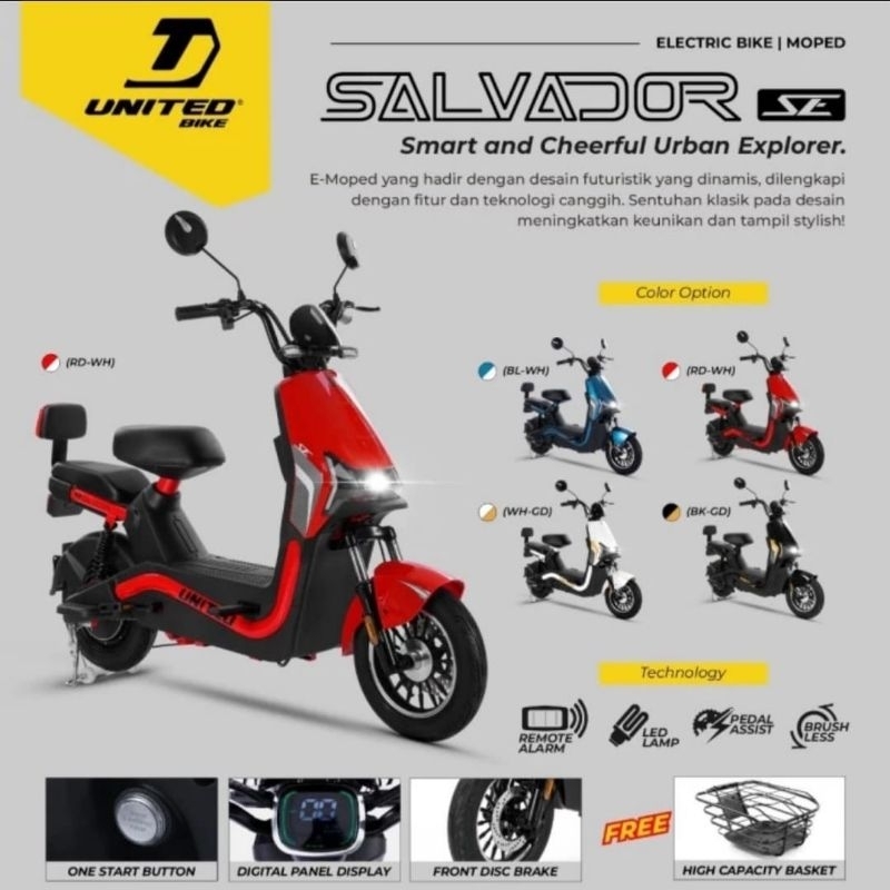 sepeda listrik UNITED SALVADOR SE
