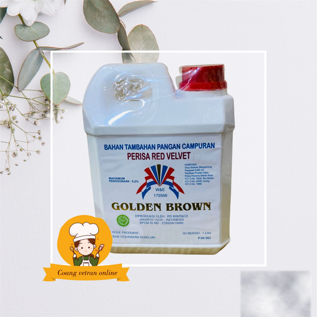 

golden brown red velvet 1 kg