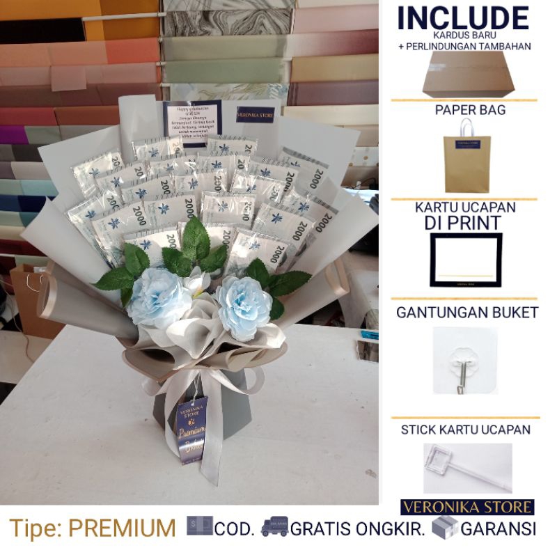 BUKET UANG HALAL NON RIBA – SHERLYOU - BUCKET UANG  - MONEY BOUQUET ULANG TAHUN - BUKET JAJANAN BUKE
