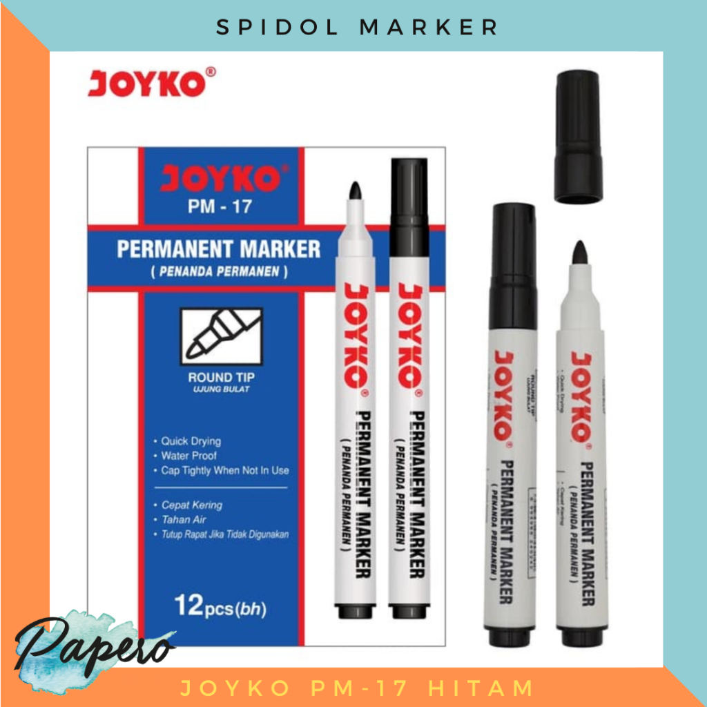 

Spidol Marker Permanent PM-17 Joyko