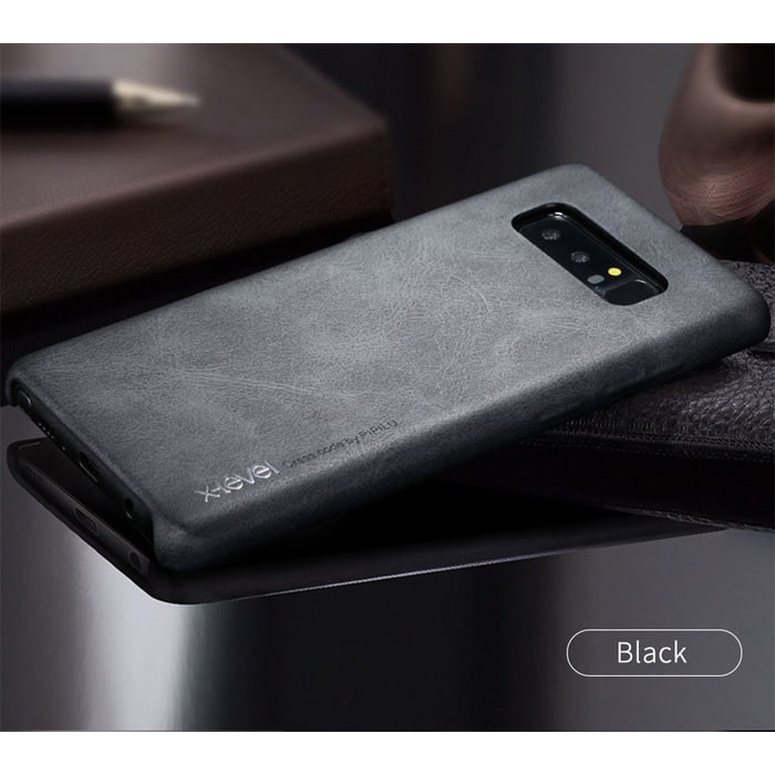 SOFT COVER HARDCASE X-LEVEL LEATHER VINTAGE SAMSUNG GALAXY NOTE 8