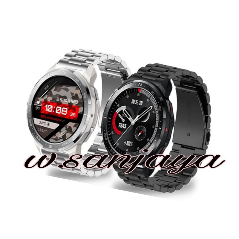 TALI JAM HONOR WATCH GS PRO HONOR WATCH MAGIC 2 46MM STRAP STAINLESS STEEL RANTAI 3 POINT