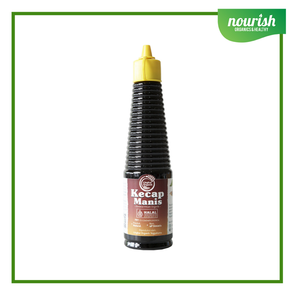 

Lingkar Organik, Organic Sweet Soy Sauces 150 ml (Kecap)-Jkut