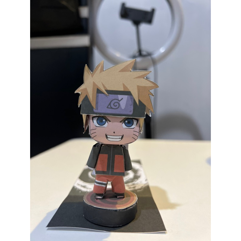 PAPERCRAFT NARUTO DARI KERTAS TEBAL