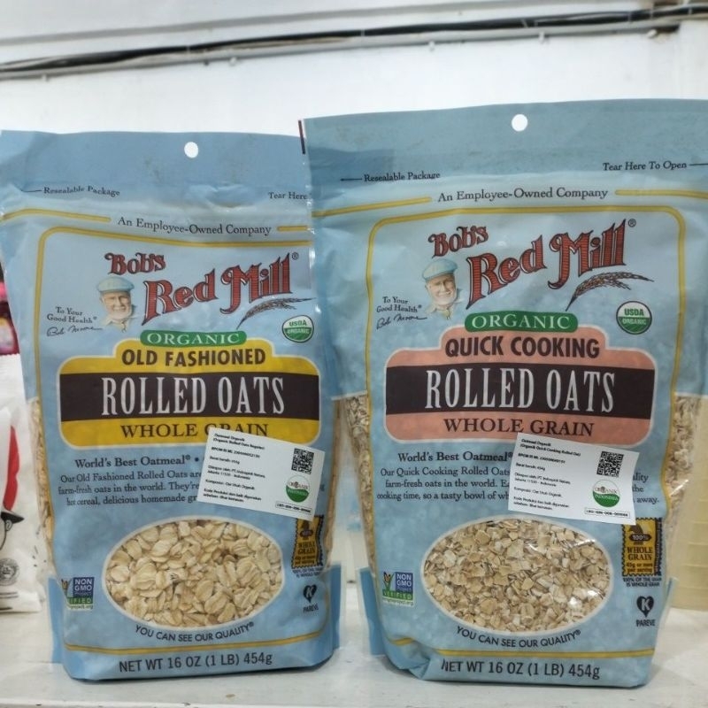 

bob's red mill oatmeal organic 454gr