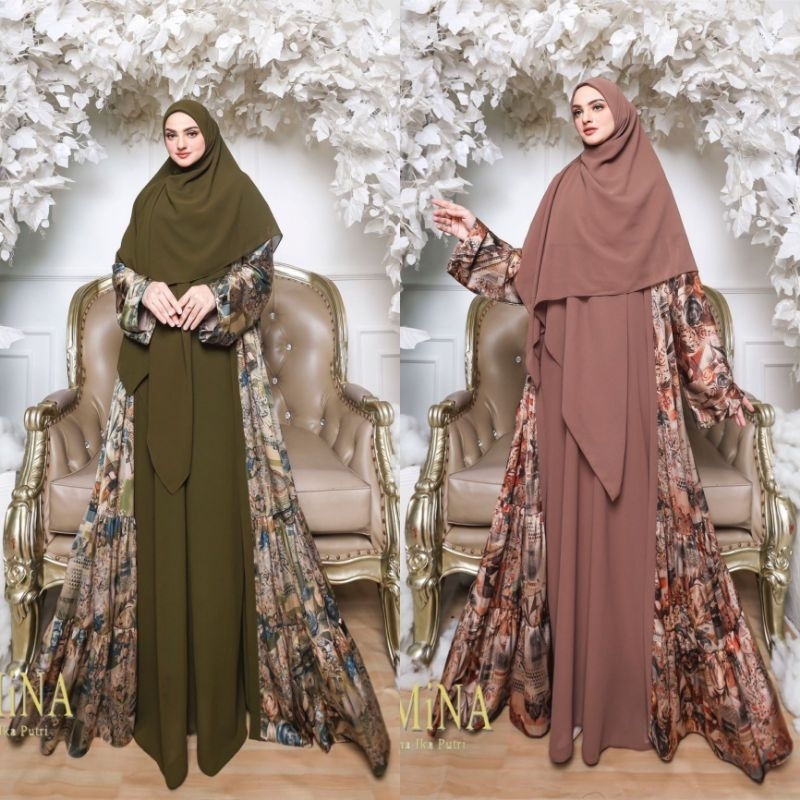 Ready Nisma Syari 3in1 by Ummina Gamis Muslim Original