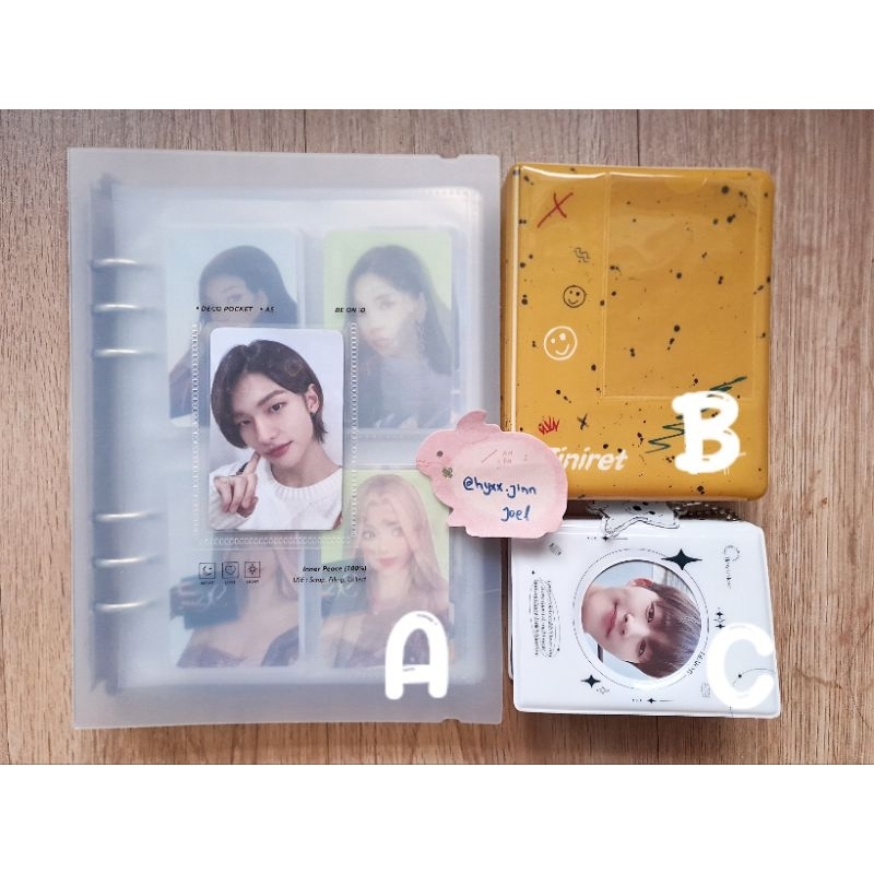 [UBAH KE JNT/JNE] Binder Kolbuk A5 4P 2P 1P Jamstudio DearMy Brand Korea Collect Book Pvc
