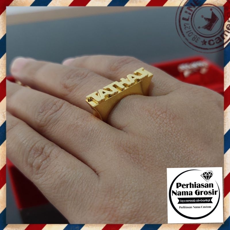 Cincin Nama Costoum Model Eropa | Cincin Nama