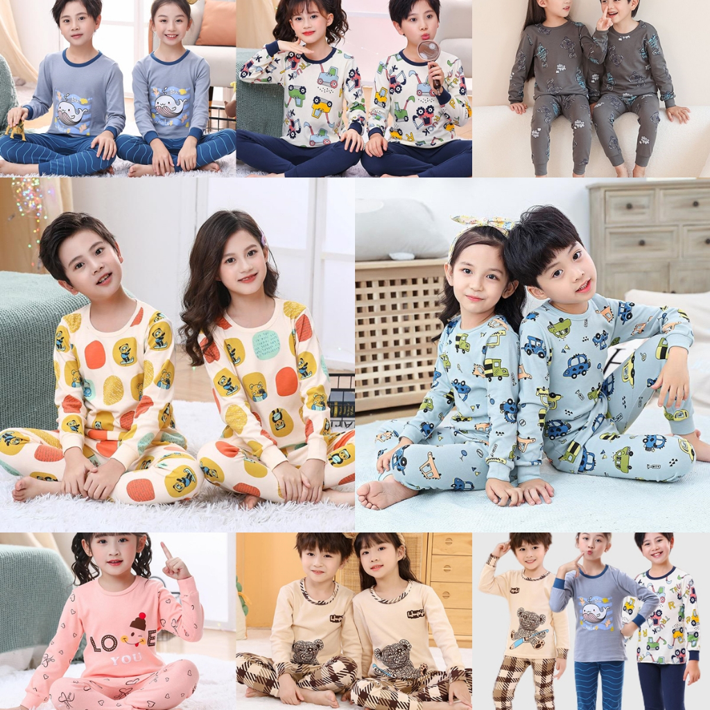 Baju Tidur Anak Import 1 -- 12 Tahun Bisa COD