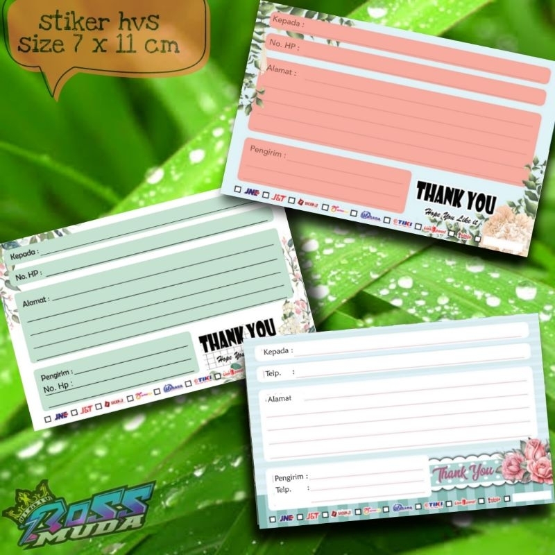 

(50pcs)STIKER PENGIRIMAN/STIKER LABEL PENGIRIMSN OLSHOP