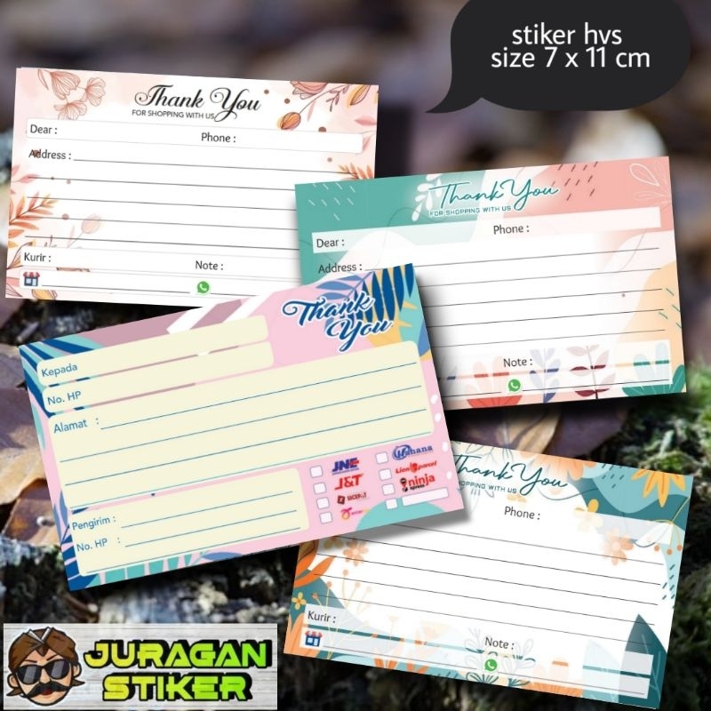 

(50pcs)STIKER PENGIRIMAN ONLINE SHOP/STIKER LABEL OLSHOP/STIKER PENGIRIMAN