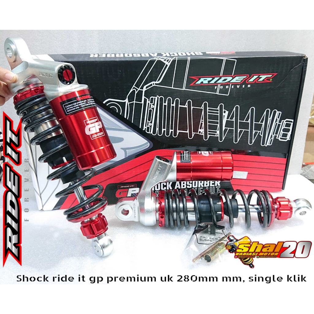 shock bebek Ride It gp 299 Premium Series Singel Klik