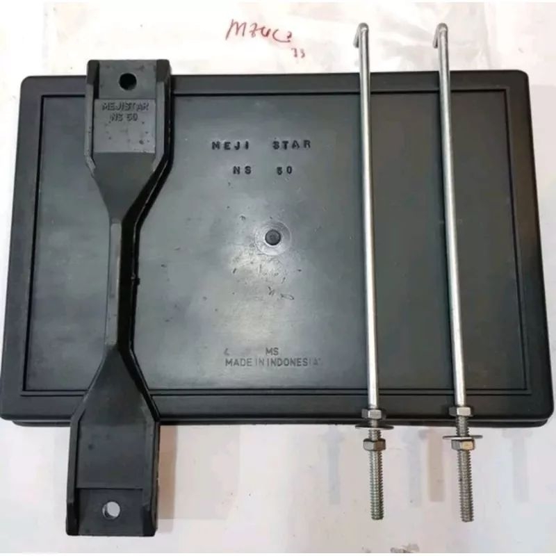 dudukan aki tatakan aki Mitsubishi L300 new ukuran aki ns50 dan ns70