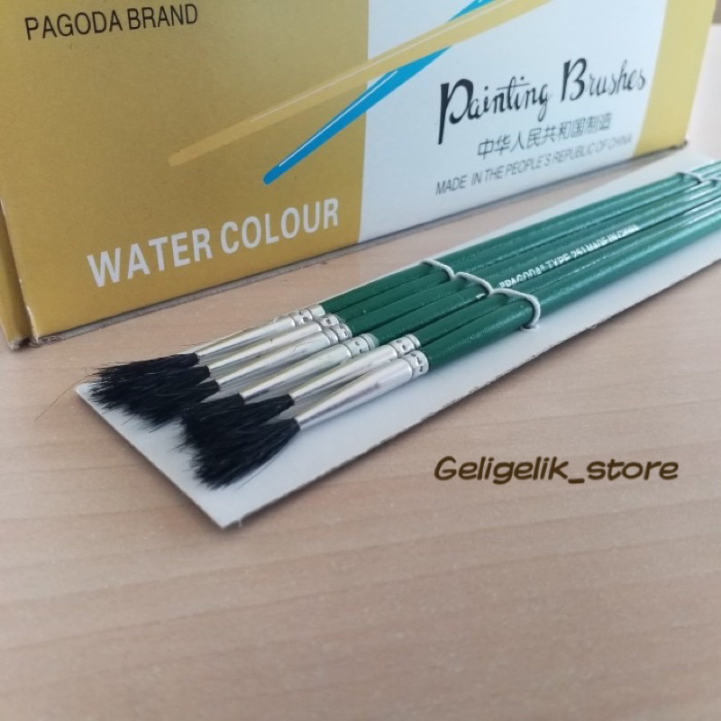 

Kuas Lukis Pagoda No 2 / Kuas Cat Lukis (12 PCS)