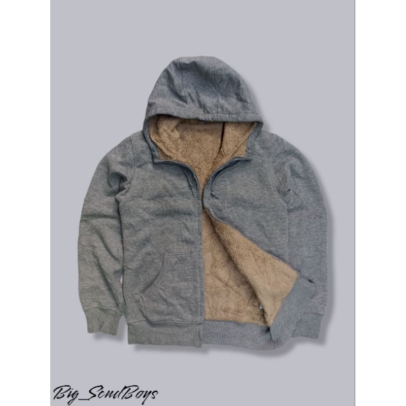 JACKET HOODIE UNIQLO // JACKET UNIQLO SHERPA // HOODIE ZIPPER UNIQLO // JACKET UNIQLO SECOND MURAH /