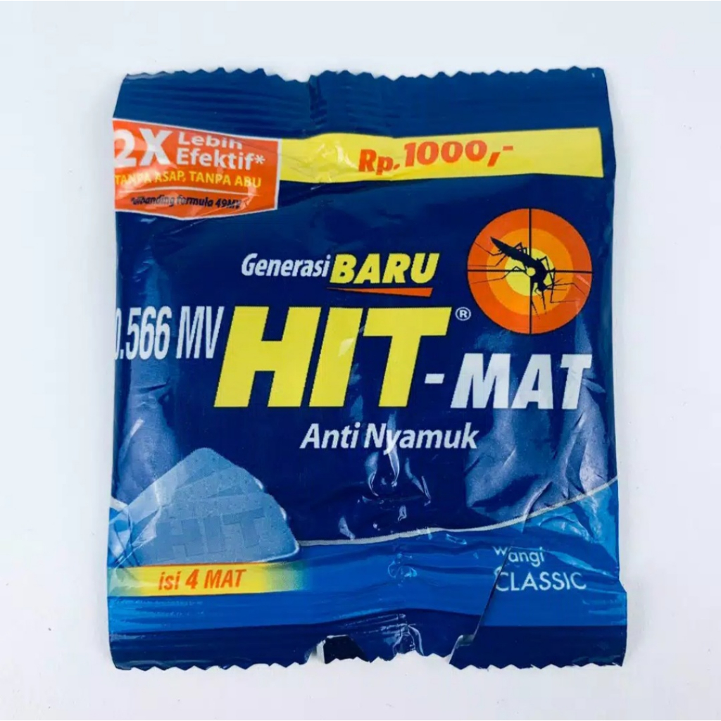 [ISI 12 sachet] Hit mat elektrik anti nyamuk isi ulang isi 4 per sachet (harga per 1 renceng)