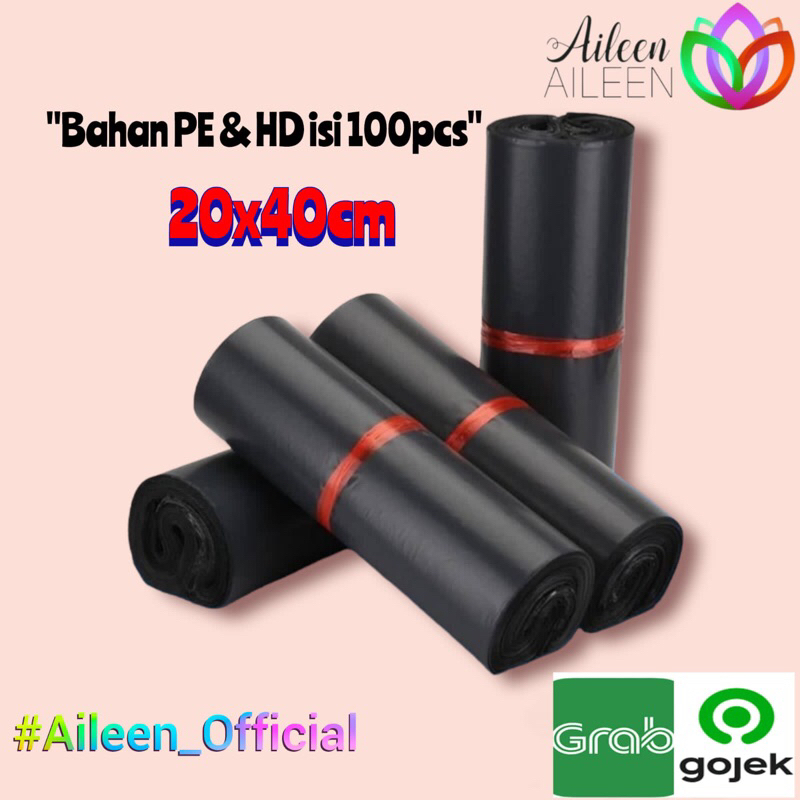 

Plastik Polymailer PE HD 20x40 isi 100pcs Plastik Packing