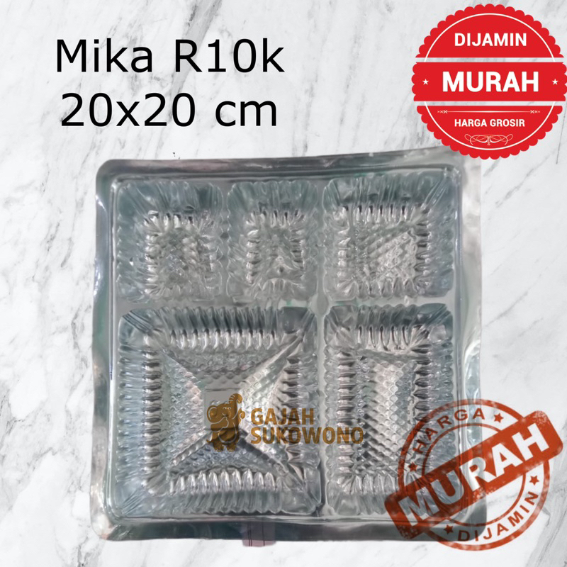 

[10pcs] Mika 20 untuk dus R10k 20x20cm / Mika nasi kotak tipe 20