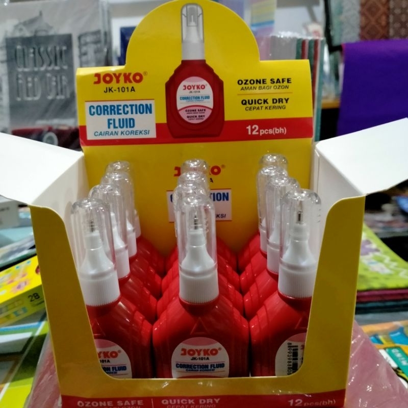 

1 Pak isi 12 Tip Ex Cair Joyko