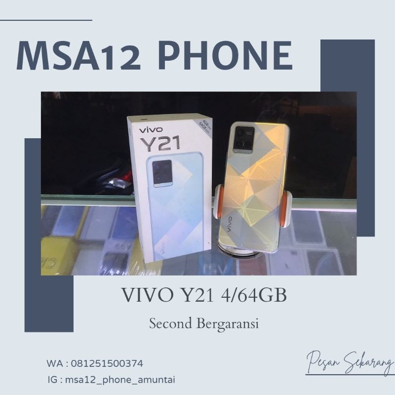 VIVO Y21 4/64GB (SECOND)