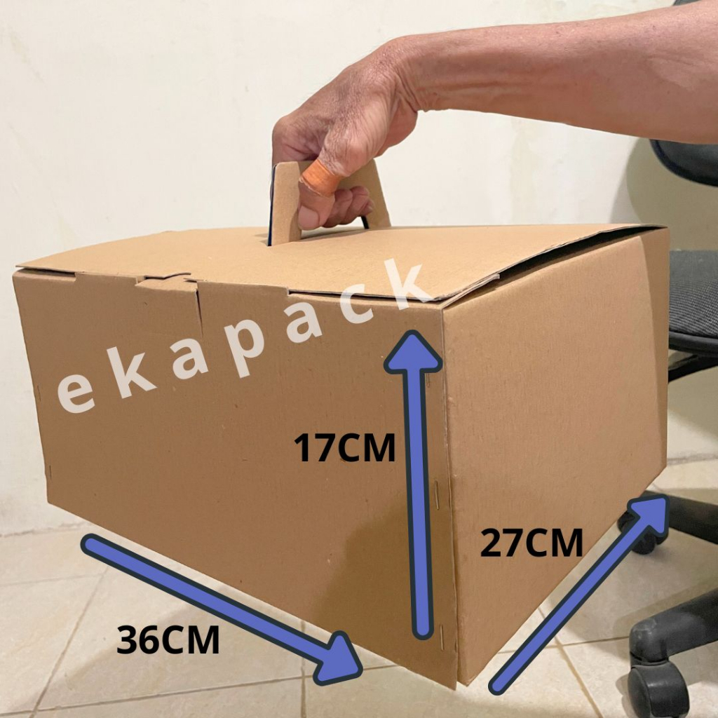 

Kardus Box E-Flute Kraft Coklat/Duplek 250" (Salah Cetak)