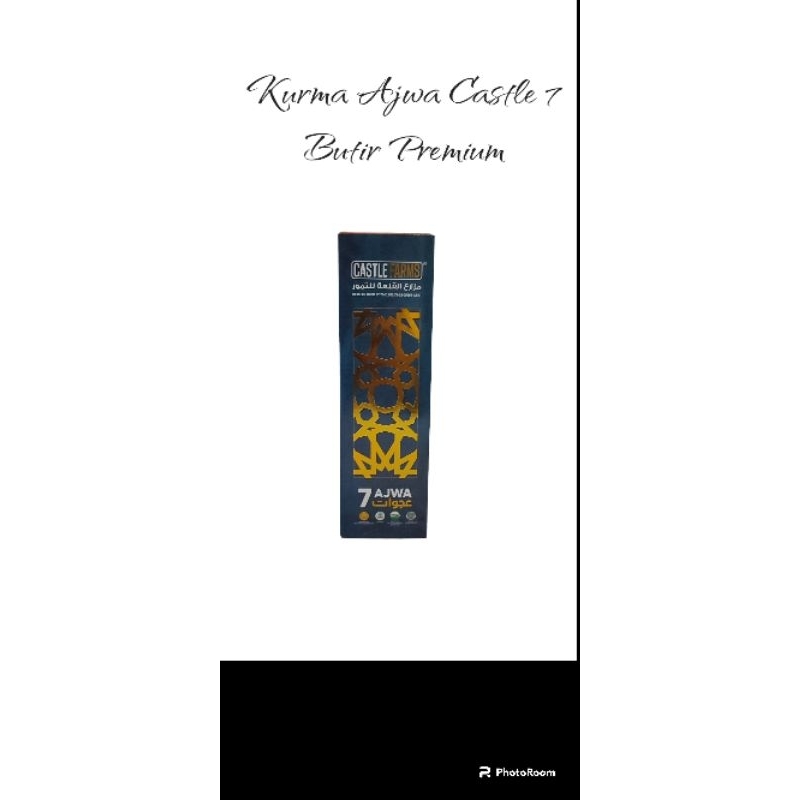 kurma Ajwa Castle 7 Butir Premium Original | Buah Kurma tujuh butir