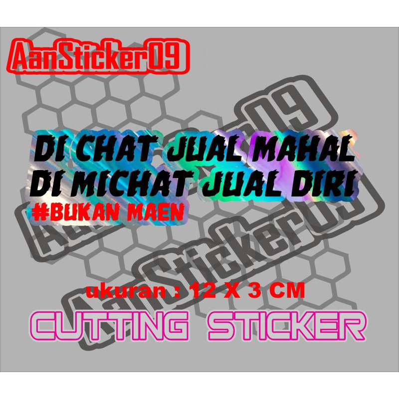 

stiker di chat jual mahal di michat jual diri stiker cutting virall