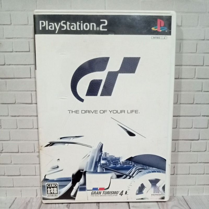 CD Original Ps2 Gran turismo 4 Jpn Bahasa Jepang Box dan Cover Original