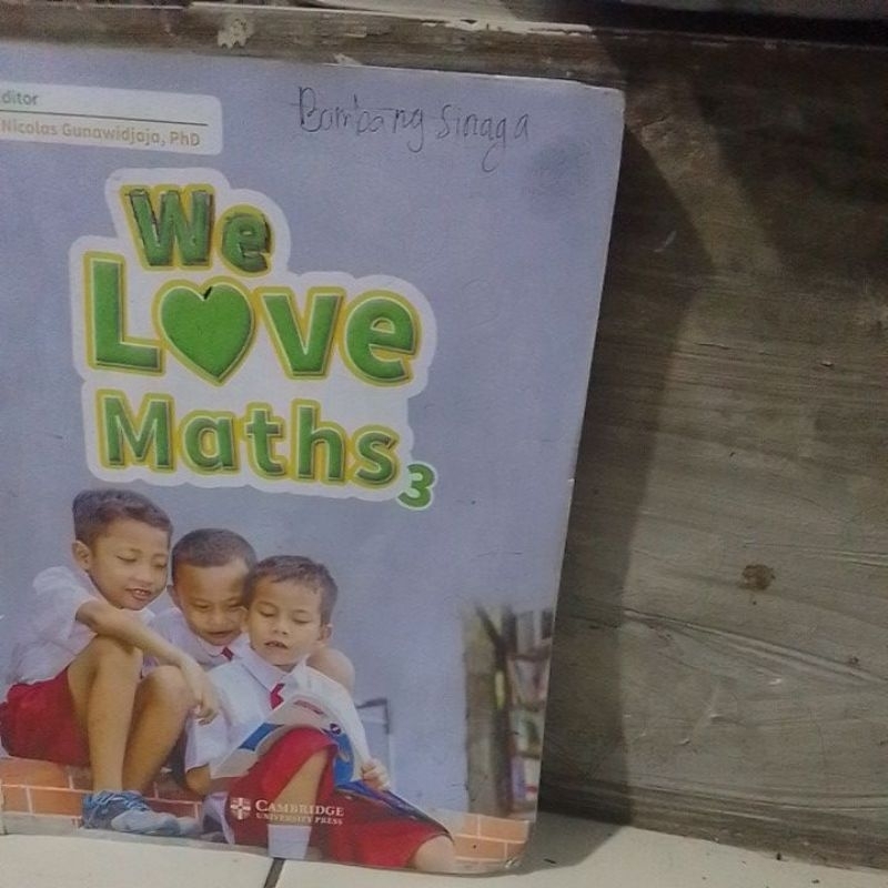 buku we love maths 3 cambridge original