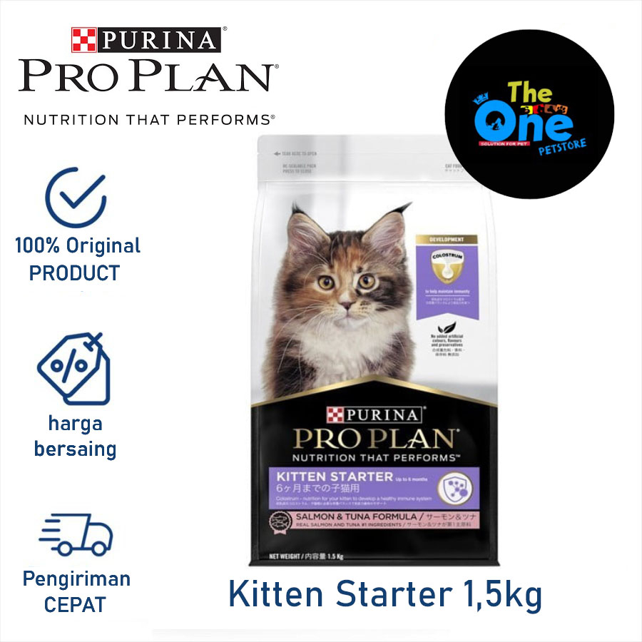 Makanan Anak Kucing-Proplan Cat Kitten Starter 1,5Kg Proplan Kitten