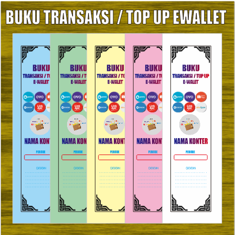 

Buku transaksi e-walet / Buku transaksi top up e-wallet