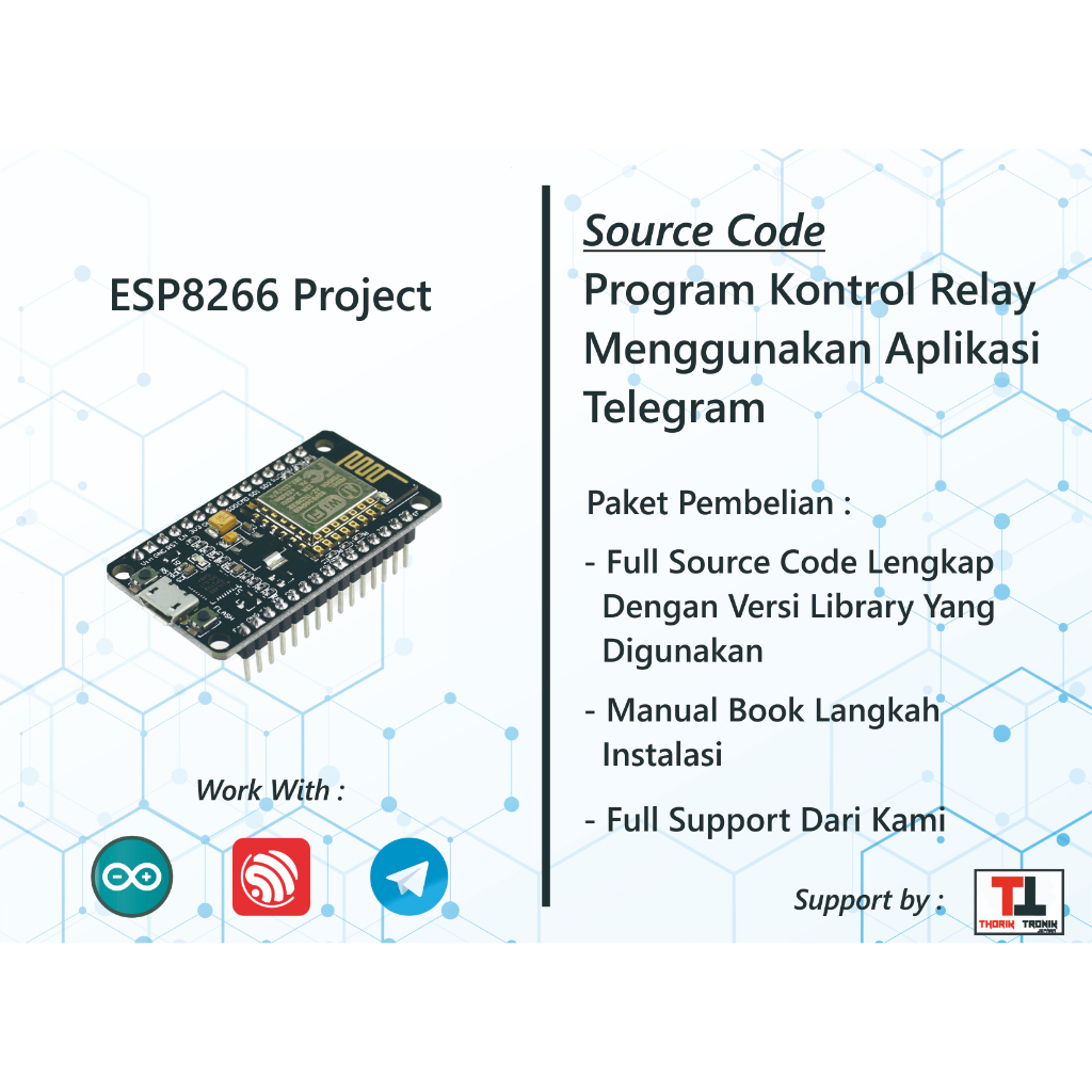 IoT Arduino Program Kontrol Relay Telegram