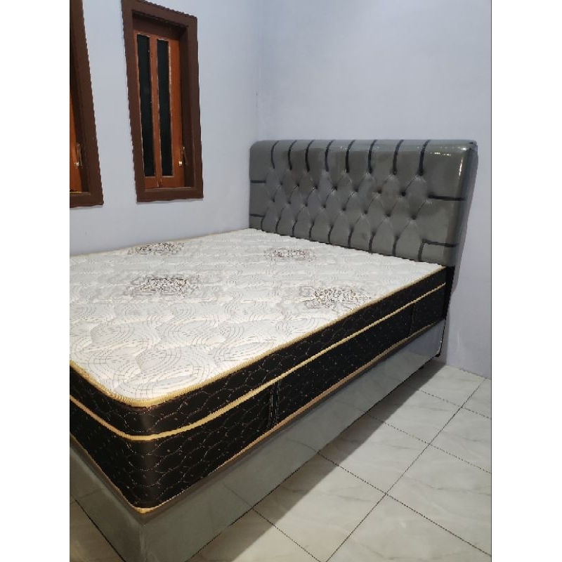 SET DIVAN SANDARAN +SPRINGBED ELITE SERENITY SUPREME
