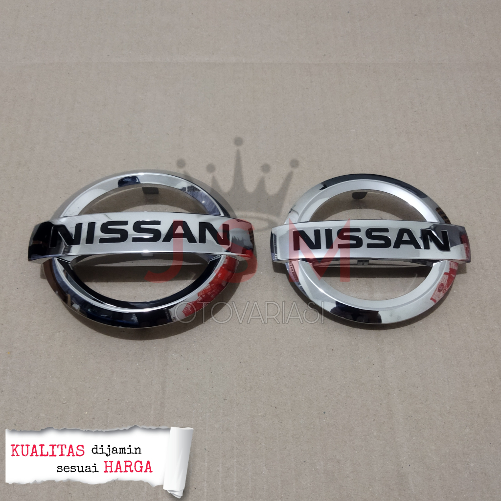 Logo Nissan Original/ Logo Nissan Ukurana 11 cm/ Logo Nissan Ukuran 12 cm