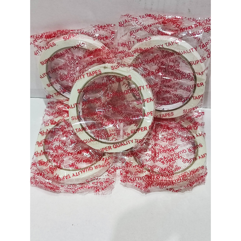 

BISA BAYAR DI TEMPAT DOUBLE TAPE PRemium 12 MM X 20 Yard HARGA 1 PCS TERMURAH
