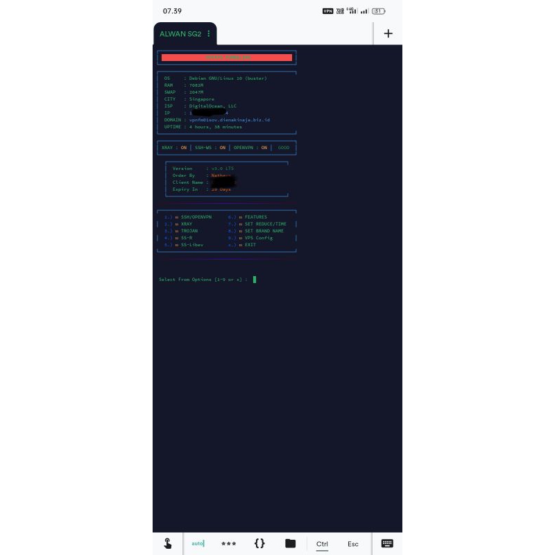 vmes/ssh/trojan super murah