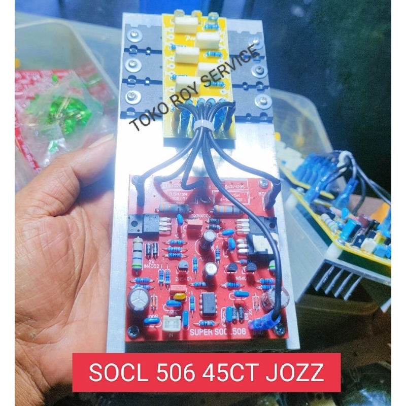 Kit Driver SOCL 506 SOCL 504 Lengkap Heatsink dan Final Transistor / Kit Driver Super OCL 506 OCL 50