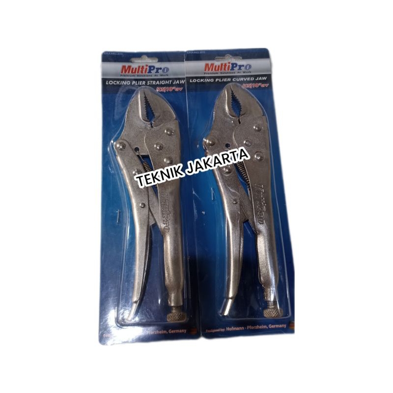 Tang Buaya 10" Lurus Bengkok Tang Jepit MULTIPRO